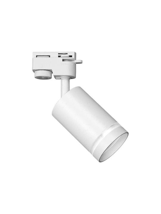 Eko Light Pipe Μονό Σποτ με Ντουί GU10 σε Λευκό...