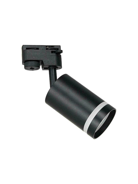 Eko Light Pipe Μονό Σποτ με Ντουί GU10 σε Μαύρο...