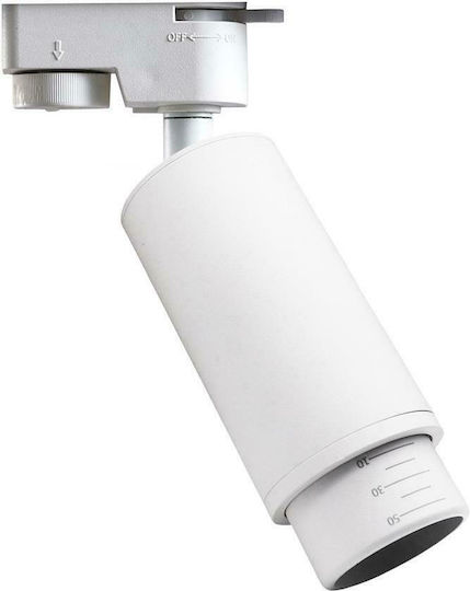 Eko Light Mica Μονό Σποτ με Ντουί GU10 σε Λευκό Χρώμα