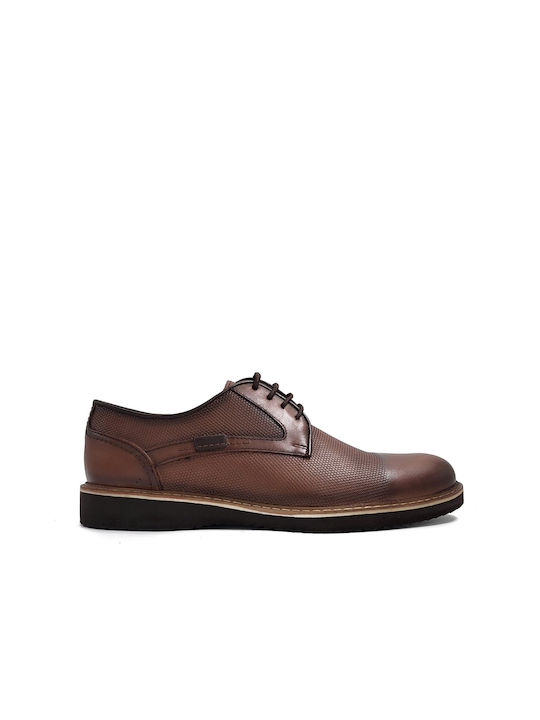 AK men's leather lace-up shoe tan