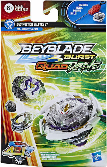 Hasbro Beyblade Quad Drive Starter Pack Zerstörung Belfyre für 8+ Jahre