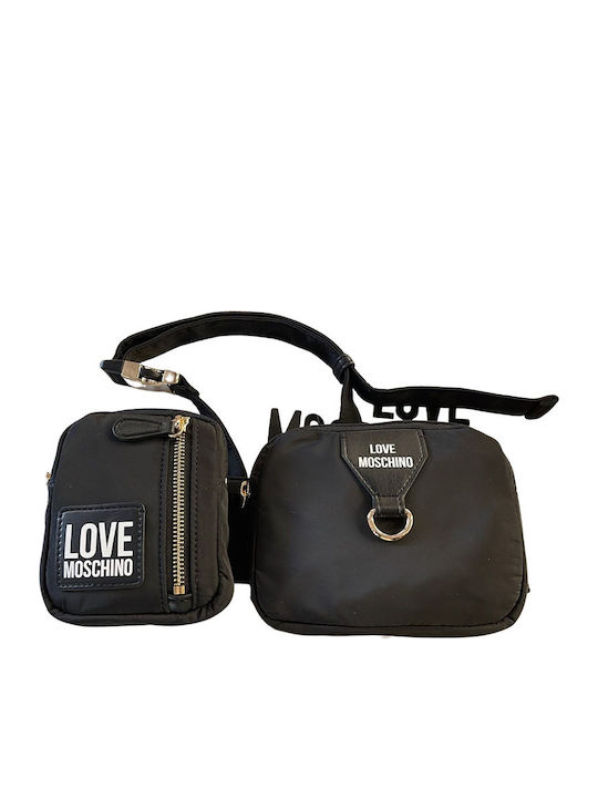 Moschino Γυναικείο Τσαντάκι Μέσης Μαύρο