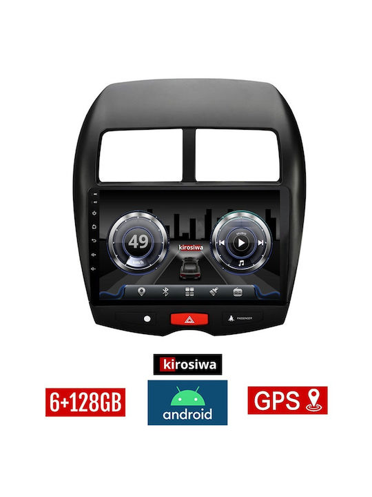 Kirosiwa Ηχοσύστημα Αυτοκινήτου για Mitsubishi Asx 2009+ (Bluetooth/USB/AUX/WiFi/GPS) με Οθόνη Αφής 10"