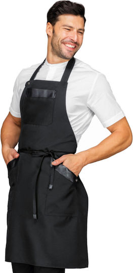 Isacco Șorț Barista / Barman Corp întreg Negru
