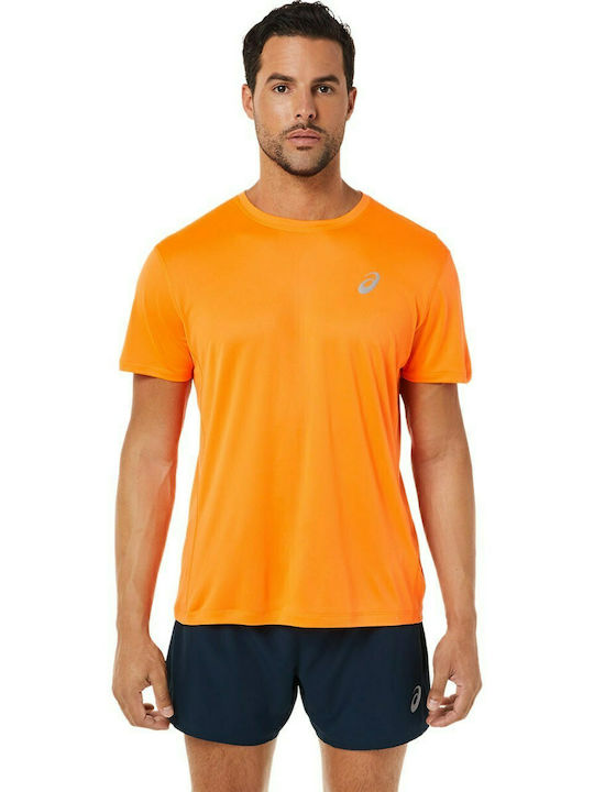 ASICS Αθλητικό Ανδρικό T-shirt Πορτοκαλί με Λογ...