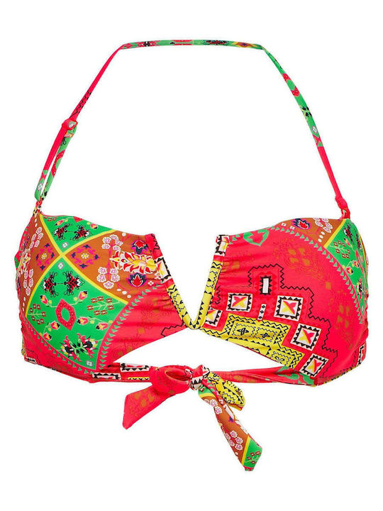 Only Strapless Bikini Elina Diva Pink