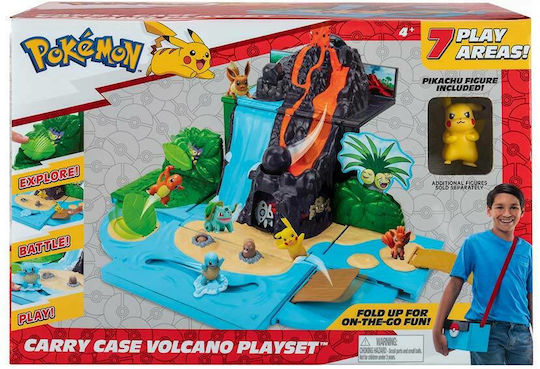 Jazwares Carry Case Volcano Pokemon για 4+ Ετών