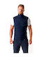 Sleeveless Jacket Windproof Navy Blue