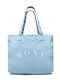 Go For It Women's Bag Shopper Shoulder Light Blue