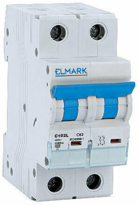 Elmark 2-Poles Automatic Circuit Breaker 32A 41209C