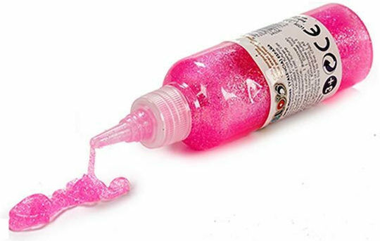Χρυσόσκονη Glitter Ροζ Σετ 6τμχ