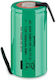 Rechargable Battery Sub-C Ni-MH 1500mAh 1.2V with Blade 1pcs
