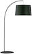 TK Lighting Hang Stehleuchte H200xB45cm. mit Fassung für Lampe E27 Schwarz