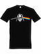 Darth Vader ft T-shirt Star Wars Black Cotton