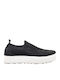 Hikari Γυναικεία Flatforms Sneakers Μαύρα