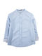 Kids One Color Long-Sleeved Shirt Light Blue
