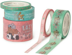 Legami Milano Декоративна Самозалепваща Лента Tape By Tape Cute Animals 5 Бройки Комплект Декоративни Самозалепващи Ленти 5 Бройки