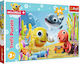 Puzzle pentru Copii MiniMini Happy Fish pentru 3+ Ani 24buc Trefl