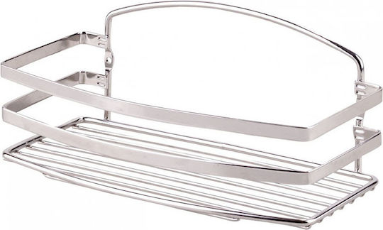 Tekno-Tel 455.BK084/ST Wall Mounted Bathroom Shelf Inox 25x13x10cm Silver