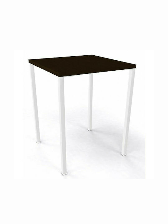 Simply Tisch Küche Holz mit Metallgestell Weiß 120x80x75cm