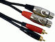 Schulz Kabel Ateaf3 Schulz Kabel XLR female to RCA male 3m Cable
