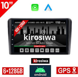 Kirosiwa Car-Audiosystem für Seat Leon Skoda Octavia Volkswagen Golf / Polo / Passat / Amarok / Sharan 2004-2009 (Bluetooth/USB/AUX/WiFi/GPS/Apple-Carplay) mit Touchscreen 10"