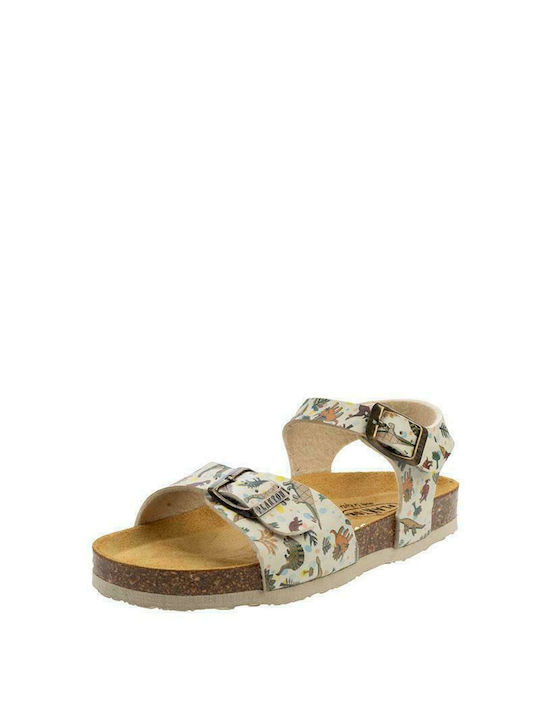 Plakton Kinder Sandalen Anatomisch Estampado Beige