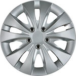 Jestic Car Hubcap Set Storm X 14" 1pc Silver