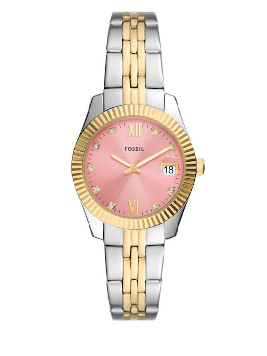 Fossil Scarlette Γυναικείο Ρολόι 32mm Μπαταρίας...