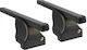 Cam Autodachträger Metallisch 150cm für Honda DE-V 5D 2004-2009 mit Dachträgerfüßen Schwarz