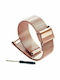 Metal Bracelet Pink Gold 14mm