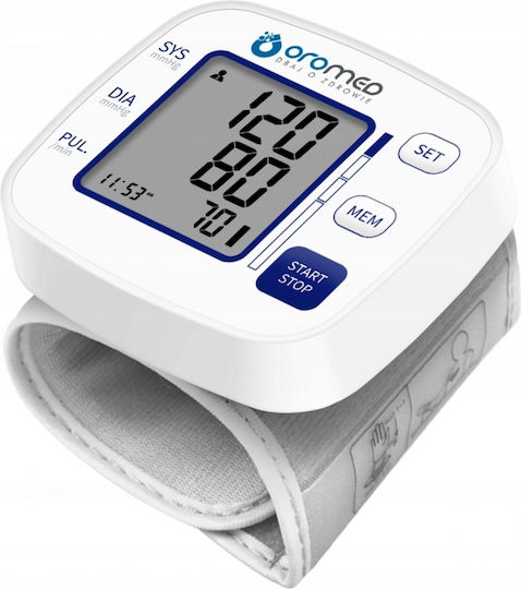 Oromed ORO-BP Smart Compact Ηλεκτρονικό Πιεσόμετρο Καρπού Ακριβείας