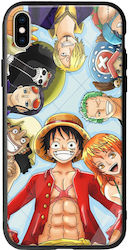 One Piece iPhone X / XS Rille TPU (Gehärtetes Glas und TPU)