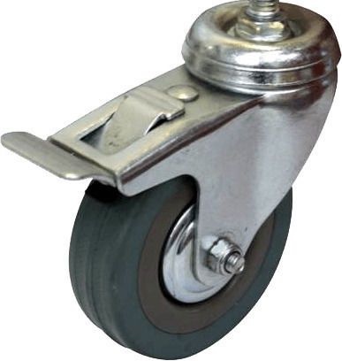 Ruotec 502.000.006.075 Ρόδα Περιστρεφόμενη με Φρένο 75x21mm