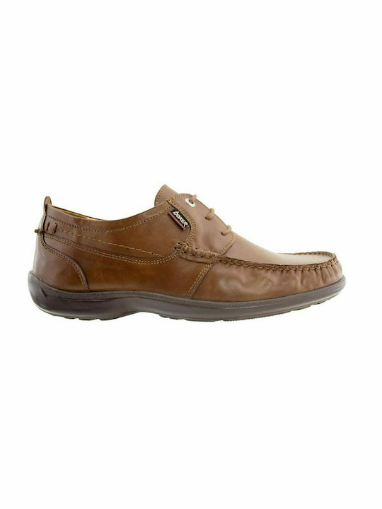 Boxer Men's Leather Moccasins Tabac Brown