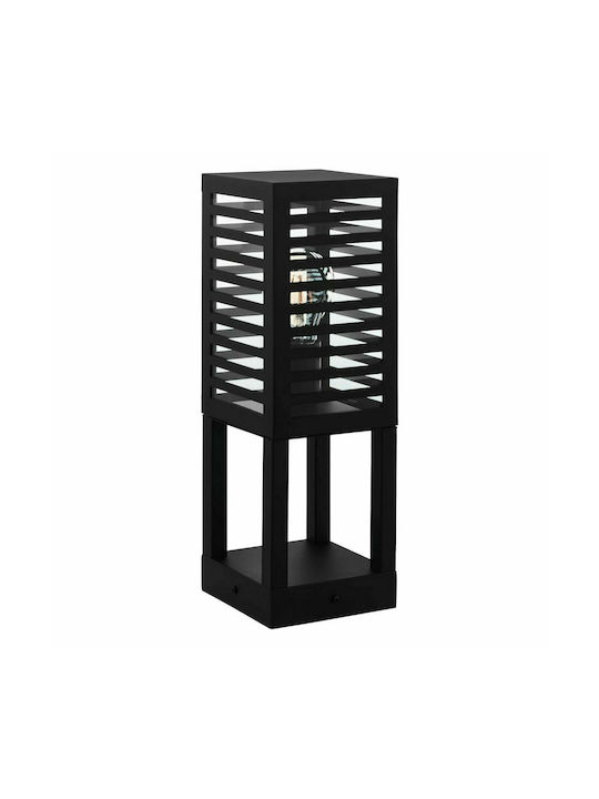 Eglo Alamonte Φωτιστικό Κολωνάκι Εξωτερικού Χώρου 60W IP44 για Ντουί E27 Μαύρο