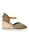 Isla Knit Damenplattformen im Espadrilles-Stil Sand