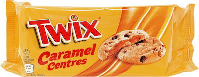 Twix Μπισκότα Caramel Centres με Κομματάκια & Γέμιση Caramel 144gr
