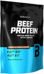 Biotech USA Beef Drink Powder with L-arginine Ohne Gluten & Laktose mit Geschmack Schokolade-Kokosnuss 500gr