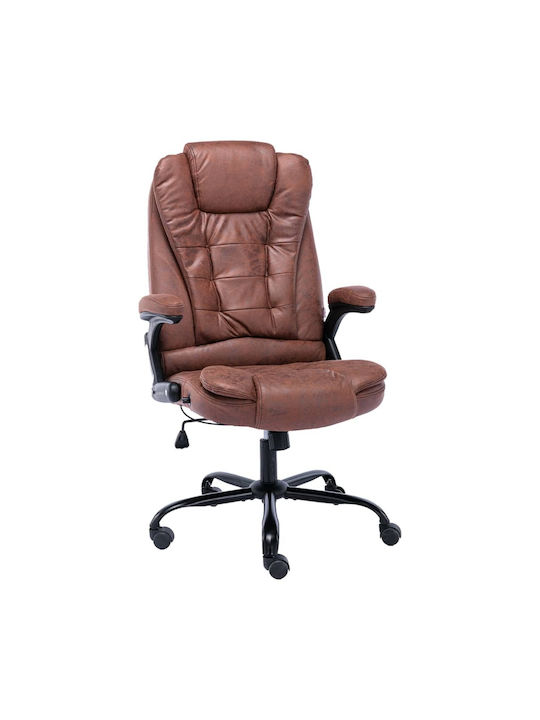 Stuhl Exekutive mit Neigung Braun vidaXL