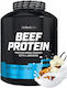 Biotech USA Beef Drink Powder with L-arginine Gluten & Lactose Free with Flavor Vanilla Cinnamon 1.816kg