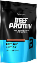 Biotech USA Beef Drink Powder with L-arginine Fără Gluten & Lactoză cu Aromă de Căpșuni 500gr