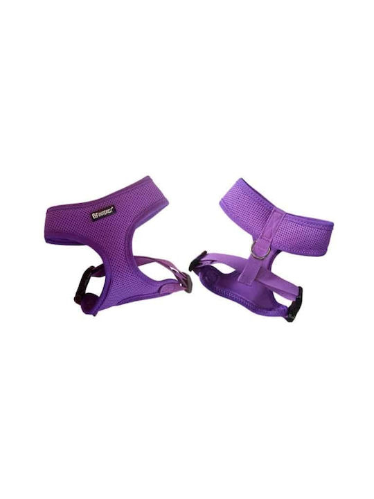 Pet Interest Dog Harness Vest Mesh Plain Purple Medium 38-51cm 54492