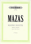 Edition Peters Mazas - Small Duets Op.38 Παρτιτούρα για Βιολί Vol.2
