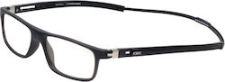 Clic Tube Executive Ochelari de citit +1.50 cu magnet în culoarea Negru Tube Executive