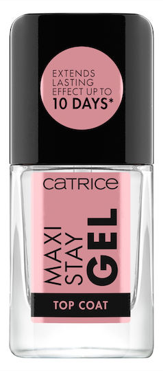 Catrice Cosmetics Maxi Stay Top Coat για Απλά Βερνίκια 10.5ml