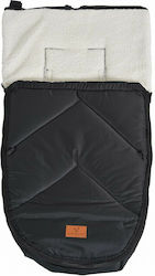 Cangaroo Luxe Universal Kinderwagen-Fußsack Schwarz 50x40εκ. 109337