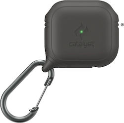Catalyst Influence Case Silicone with Hook in Black color for Apple AirPods 3