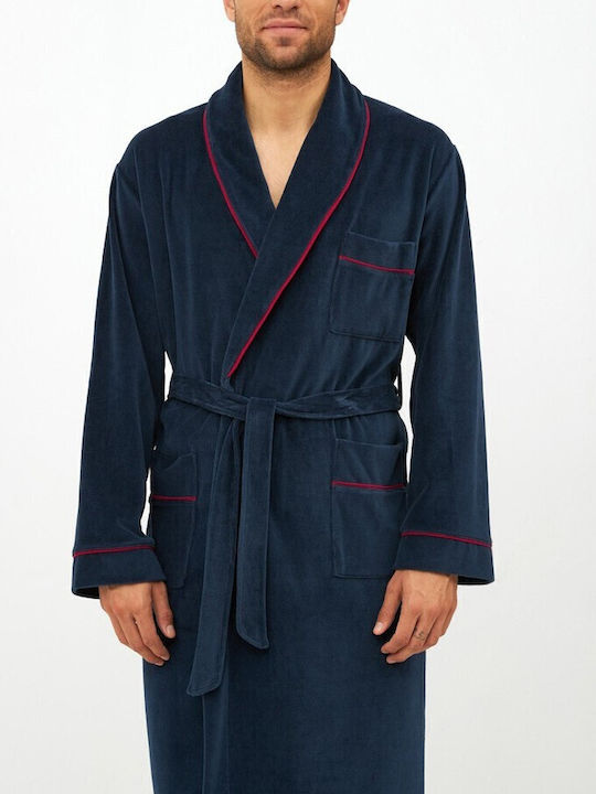 Harmony Winter Herren-Robe Marineblau