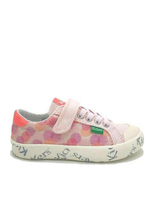 Kickers Παιδικά Sneakers με Σκρατς Ροζ